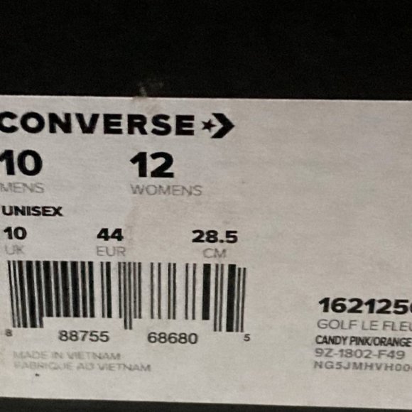 *TAKE 1/2 OFF: Converse One Star X Tyler the Creator Golf Le Fleur Pink/Orange - Picture 8 of 8